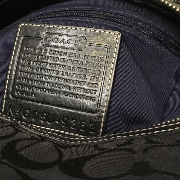 🚫𝕊𝕆𝕃𝔻🚫Authentic Black Coach Hobo Bag - Picture 5 of 8